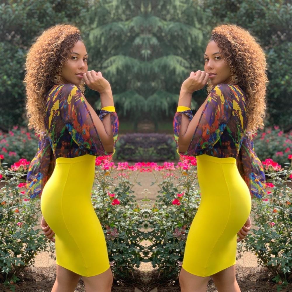 Graffiti Bodycon (Runs small)